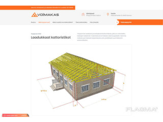 Создание сайта для стропильных ферм