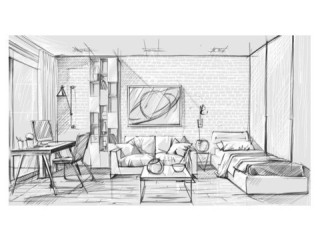 Малярные и штукатурные работы.